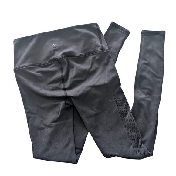 Lululemon Black Mesh Leggings size XS - Picture 1 of 6